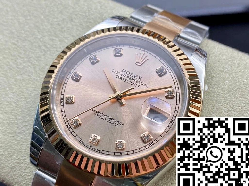 V3 Functional Rolex Factory Datejust 41MM EW M126331-0007 Rose 803 Gold 0807